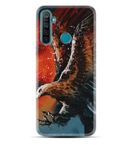 Realme 5i 5 Pro 6i 7 Pro 8 Kılıf Desemli Silikon Kartal Uçarken 1718