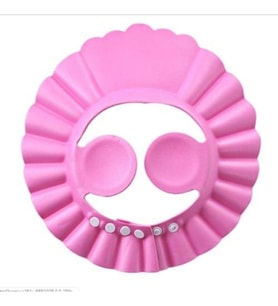 Renk Banyo Şapkası Kız Çocuk Bebek Güvenli Şampuan Şapkası Bebek Ayarlanabilir Şampuan Koruyucu Şampuan Koruması Çocuklar İçin Saçları Gözyaşsız Yıkayın 0-6 yaş