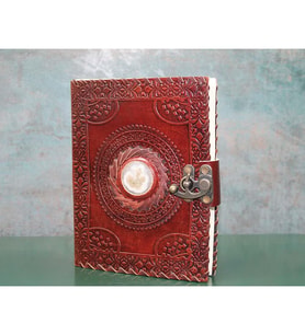 Taşlı Deri Defter