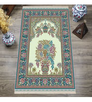 Dijital Baskılı, Yıkanabilir, Yumuşak Dokulu Çocuk ve Yetişkin SECCADE 65x115 cm  S-DOT-N114-1