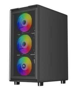 POWERBOOST 600W 80+ A601B 4-Rainbow Fanlı Gaming Mid-Tower PC Kasası