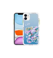 Apple iPhone 11 Uyumlu Kılıf Kamera Korumalı Desenli Sert Zore Hess Kapak (Model 6)