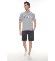 Creatıve Penye Baskılı T-shirt (Gri)