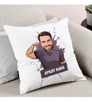 Kişiye Özel Karizmatik Erkek Karikatürlü Yastık