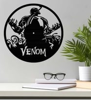 Venom Duvar pano. Ahşap Duvar Sanatı 3'lı Set, Geometrik Çocuk Odası Duvar Dekoru.