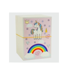 3'lü Unicorn Bileklik Kartı (Pembe)