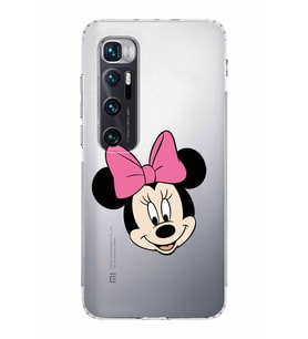 Xiaomi  Mi 10 Ultra  Kamera Korumalı Kapak Minnie Mouse Tasarımlı Şeffaf  Kılıf