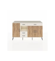 Kronos Konsol 4 Raflı 4 Çekmeceli 3 Kapaklı 176x59x99 Aytaşı-Çam/Aytaşı