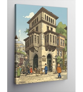 Kanvas Tablo Tarihi Bina