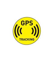 4 adet Gps Tracing Takip Etiketi Uyarı Yapıştırması 10cm  md3