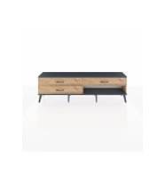 Arges TV Ünitesi 3 Çekmeceli  176x30x51 Çam-Antrasit/Çam