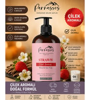 Parnassos 400 ML Çilek Aromalı Masaj Yağı - Tutkulu ve Canlandırıcı Masaj Deneyimi