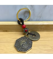 Metal Yin Yang Anahtarlık
