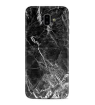 Samsung J6 Plus J7 Prime J7 Pro M20 Kılıf Desenli Silikon Kara Mermer 1375