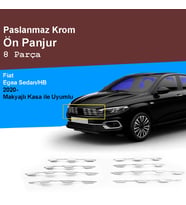 Fiat Egea Krom Ön Panjur Diamond 2020 Sonrası Makyajlı Kasa