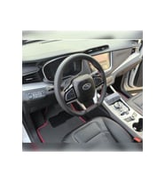 DİKİŞLİ DİREKSİYON KILIFI DAMARLI DERİ KIRMIZI DİKİŞLİ SWM G01F İÇİN HIZLI KARGO