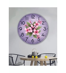 bilge Tasarım retro Duvar Saati 35 x 35 CM (Çok Renkli)