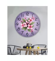 bilge Tasarım retro Duvar Saati 35 x 35 CM (Çok Renkli)