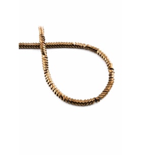 Hematit Doğal Taş Parlak Kahverengi 4x2mm Dizi [AA]