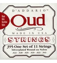 Daddario J95S Ud Tel Seti  11-Telli Takım, (0.022-0.028)