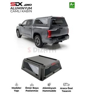 SDX Mitsubishi L200 Aluminyum Pro Camlı Kabin 2015-2023