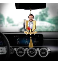 Doktor Karikatürlü Oto Dikiz Aynası Süsü