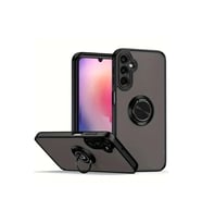 Samsung Galaxy A26 Kılıf Montreal Yüzüklü Silikon Kapak - Siyah