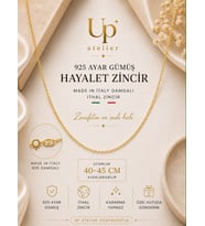 925 Ayar Gümüş İthal Zincirli Zirkon Taşlı Parlayan Yıldız Model