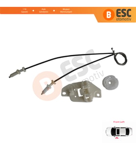 Hyundai Starex H-1 MK1 A1 1997-2007 824034A010 İçin Elektrikli Ön Sol Cam Kriko Tamir Seti
