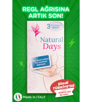 Natural Days Regl, Adet Ağrısını Azaltan İlaç İçermeyen Doğal Bant