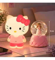 Hello Kitty LED Gece Lambası ve Peri Kızı Melek Kar Küresi
