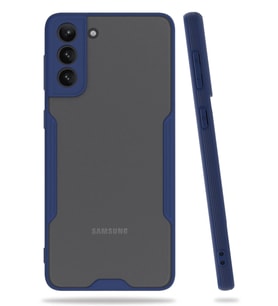 Durukar® Samsung Galaxy S21 Plus Kılıf Platin Silikon - Lacivert