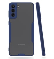 Durukar® Samsung Galaxy S21 Plus Kılıf Platin Silikon - Lacivert