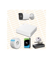 Provzen Hikvision 1 Kameralı 4MP IP Hibrit ColorVu Güvenlik Kamerası Mikrofonlu  Olay Anında bildirim