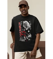 Tasarım Iron Maiden Rock Metal Müzik Grubu Baskılı Unisex Oversize Tişört