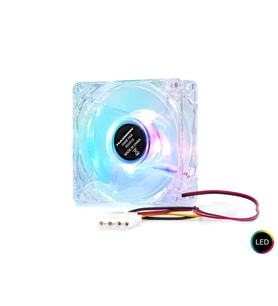 Kasa Fanı Led 80 Mm Şeffaf HDX1516