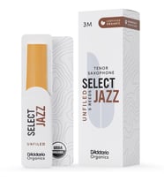 D\'Addario Woodwinds Organic Select Jazz Unfiled Tenor Saksafon Kamışı No:3 Medium