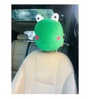 Kurbağa Figürlü Oto Yastık 25 cm Silikon Elyaf
