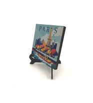 Paris Baskılı MDF Masaüstlük 10X10