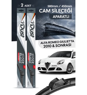 Alfa Romeo Giulietta 2010-Sonrası Uyumlu Silecek Takımı 580MM/450MM S11-L
