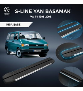 VW T4 KISA S-Line Premium Krom Yan Basamak 1995-2004