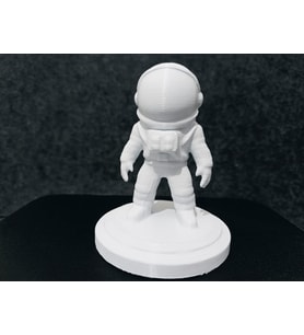 Astronot Biblo Heykel Obje Masa Dekoru
