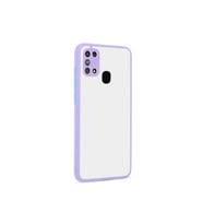 Samsung Galaxy M31 Uyumlu Kılıf Zore Hux Kapak (Lila)