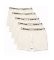 Carnaval Cream Light  Erkek Boxer 5’li Set