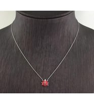 UĞUR BÖCEĞİ  925 AYAR GÜMÜŞ KOLYE