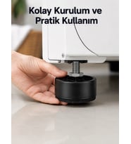4 Adet Titreşim Önleyici Çamaşır Makinesi Ayak Pedi