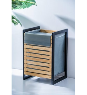 Acar Vika Bambu Çamaşır Sepeti JNW-07987