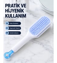 Otomatik Temizlemeli Saç Fırçası – Ergonomik Tasarım, Masaj Etkili, Elektriklenmeyi Önleyici