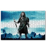 Cakapuzzle  Cesur Yürek Siyah Beyaz Puzzle Yapboz MDF (Ahşap) (120 Parça)