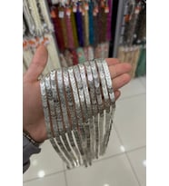 Hematit Taşı Çavuş Kesim Gümüş 6x3mm Doğal Taş Dizi
